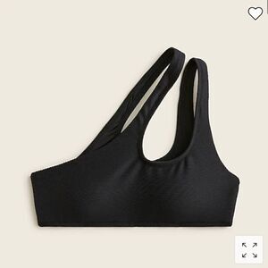 J. Crew Ribbed double-strap bikini top*